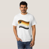 Vlag beer Pride Paw Wavy T-shirt (Voorkant volledig)