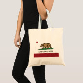 Vlag Beer uit Californië Tote Bag (Voorkant (product))