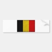 Vlag België Belge Bumpersticker (Voorkant)