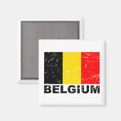  vlag België Magneet (Voorkant / Achterkant)