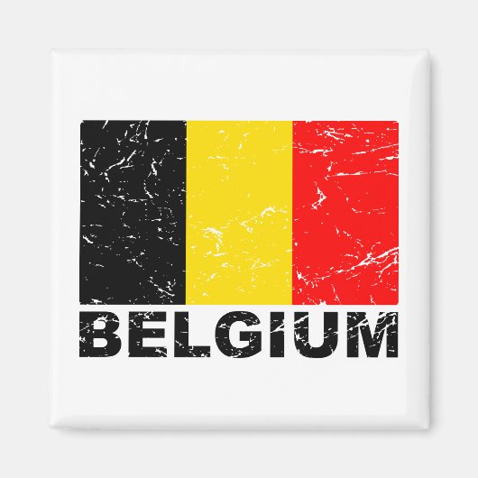  vlag België Magneet (Voorkant)