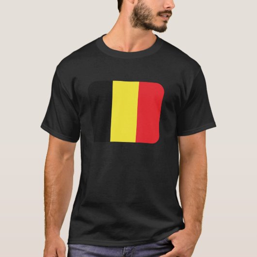 Vlag België T-shirt (Voorkant)
