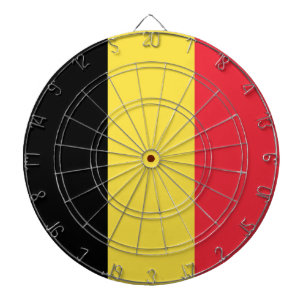 Vlag België Tricolore Dartbord