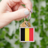 Vlag België Tricolore Sleutelhanger (Hand)