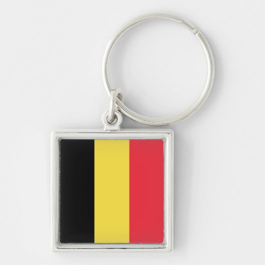Vlag België Tricolore Sleutelhanger (Voorkant)