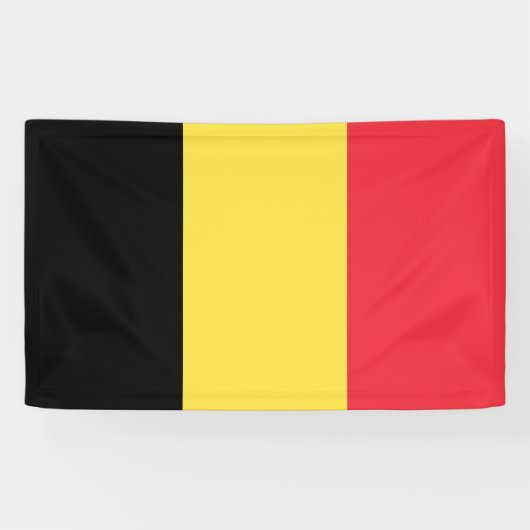 Vlag België Tricolore Spandoek (Horizontaal)