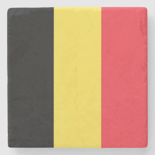 Vlag België Tricolore Stenen Onderzetter