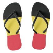 Vlag België Tricolore Teenslippers (Voetbed)
