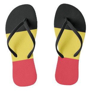 Vlag België Tricolore Teenslippers