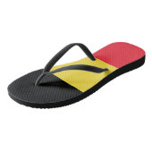 Vlag België Tricolore Teenslippers (Schuin)