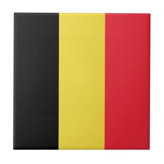 Vlag België Tricolore Tegeltje (Voorkant)