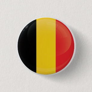 vlag Belgisch rond pictogram Ronde Button 3,2 Cm