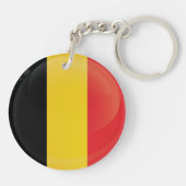 vlag Belgisch rond pictogram Sleutelhanger (Achterkant)