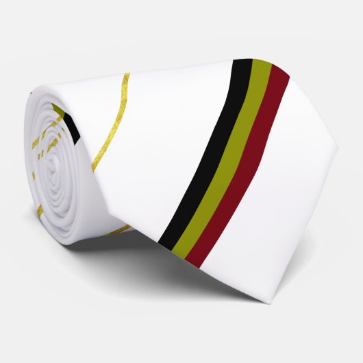 vlag Belgische strepen Stropdas (Opgerold)