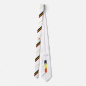 vlag Belgische strepen Stropdas (Achterkant)