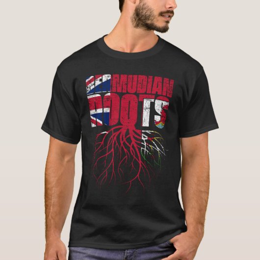 Vlag Bermudian Roots Bermuda T-shirt (Voorkant)