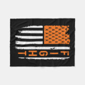 Vlag Bestrijding Leukemie Kanker Bewustzijn Fleece Deken (Voorkant (Horizontaal))