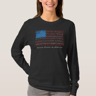 Vlag bij de grondwet en toezegging van een t-shirt