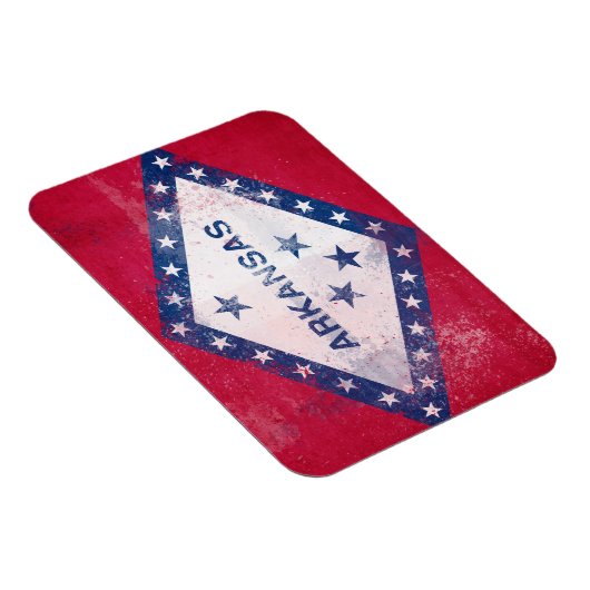 Vlag bij Distress Arkansas Magneet (Rechterzijde)