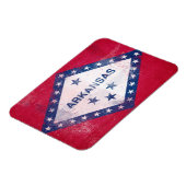 Vlag bij Distress Arkansas Magneet (Linkerzijde)