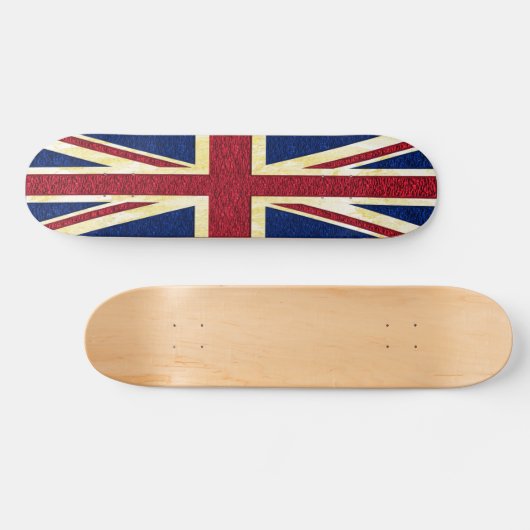 Vlag bij het Verenigd Koninkrijk - Skateboard (Horizontaal)
