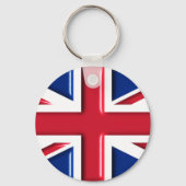 Vlag bij het Verenigd Koninkrijk - Sleutelhanger (Voorkant)