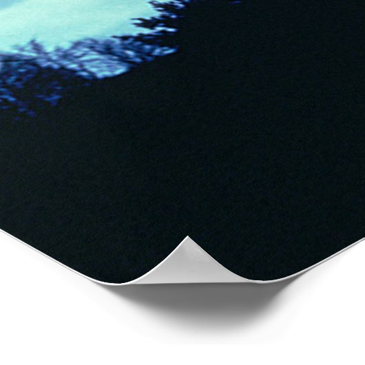 Vlag bij Iwo Jima-poster Poster (Hoek)