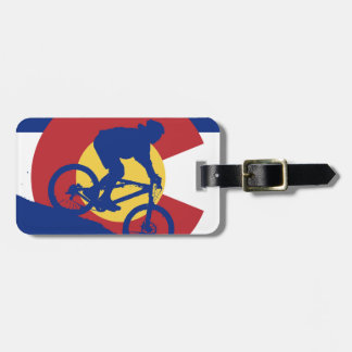 Vlag Biking Colorado Bagagelabel