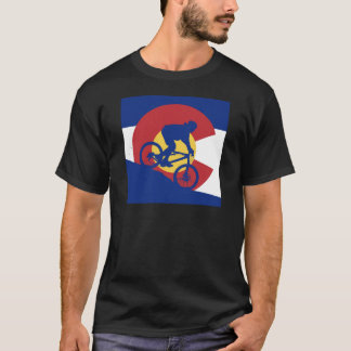 Vlag Biking Colorado T-shirt