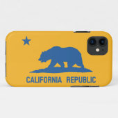 Vlag blauwe en goudCalifornië Case-Mate iPhone Case (Achterkant (horizontaal))