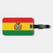 vlag bolivia bagagelabel (Achterkant horizontaal)