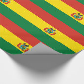 vlag bolivia cadeaupapier (Hoek)