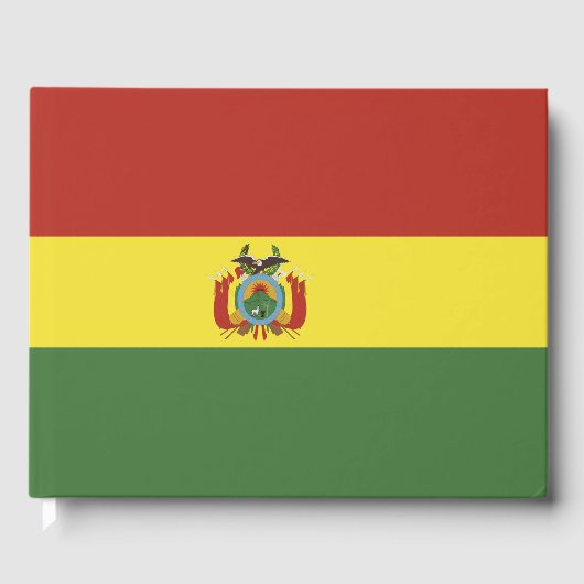 vlag bolivia gastenboek (Voorkant)