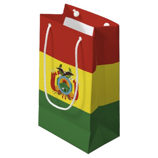 vlag bolivia klein cadeauzakje (Voorkant Gekanteld)