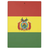 vlag bolivia klembord (Achterkant)