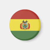 vlag bolivia magneet (Voorkant)
