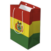 vlag bolivia medium cadeauzakje (Achterkant Gekanteld)