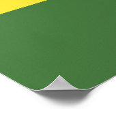 vlag bolivia poster (Hoek)