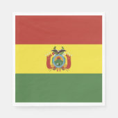 vlag bolivia servet (Voorkant)
