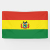 vlag bolivia spandoek (Horizontaal)