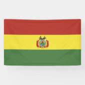 vlag bolivia spandoek (Horizontaal)