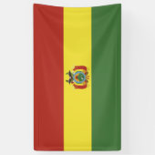 vlag bolivia spandoek (Verticaal)