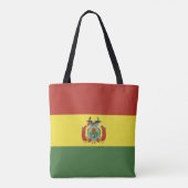 vlag bolivia tote bag (Achterkant)