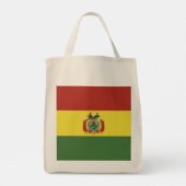 vlag bolivia tote bag (Achterkant)