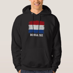vlag Bonaire Land Retro Flag Nederlands nati Hoodie