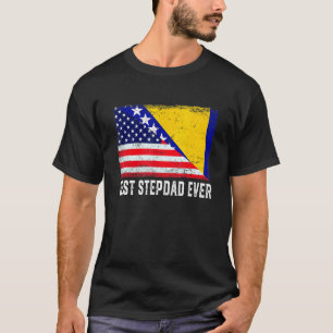 Vlag Bosnië en Herzegovina: beste vader T-shirt