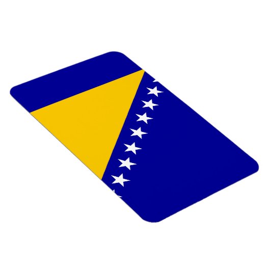 Vlag Bosnië-Herzegovina Magneet (Rechterzijde)