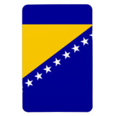 Vlag Bosnië-Herzegovina Magneet (Verticaal)