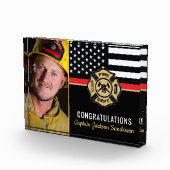 Vlag brandweerafdeling brandbestrijding fotoblokken (Rechts)