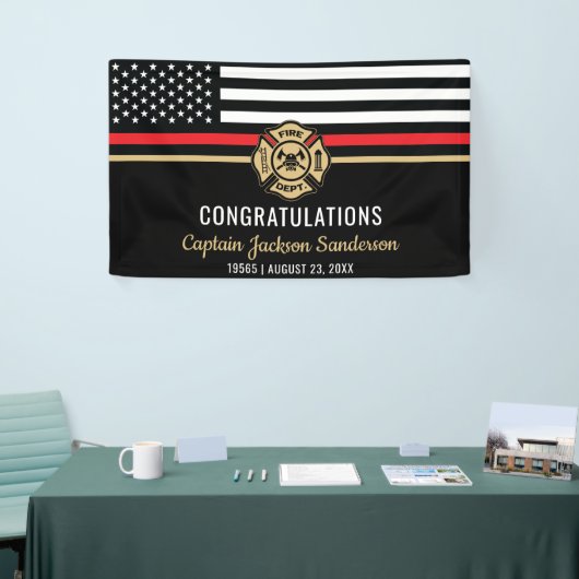 Vlag brandweerafdeling brandbestrijding spandoek (Beurs)